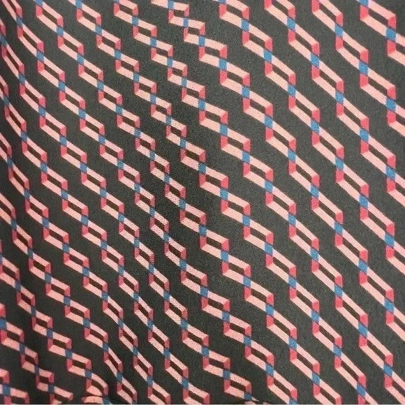 BCBGMaxAzria Drew Dress Geometric Print Front Zip Sz XXS - Picture 10 of 16